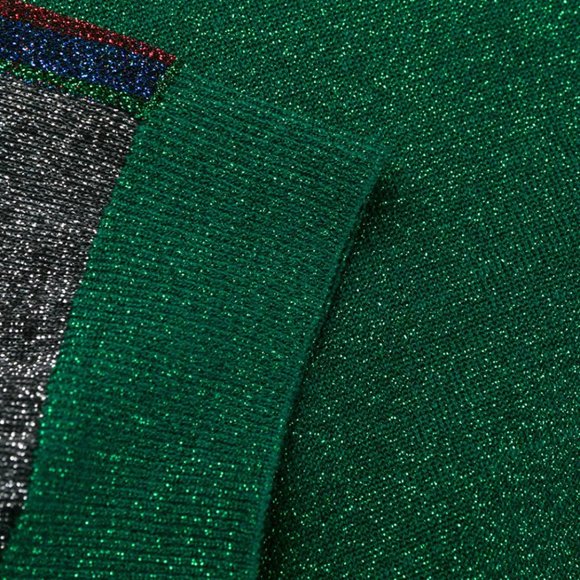 Gucci Metallic T-shirt Dress in Green NEW WITH TAGS - Picture 13 of 13